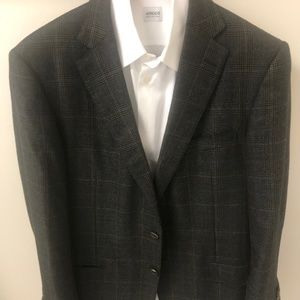Ermenegildo Zegna Pure Cashmere Plaid Sport Coat